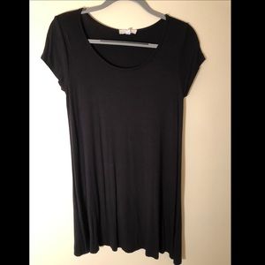 Socialite Black T-Shirt Dress